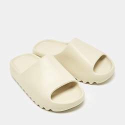 Yeezy x Adidas Beige Rubber Bone Slides Size 42