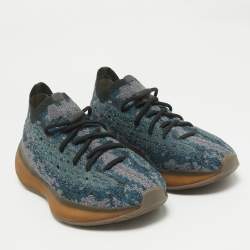 Yeezy x Adidas Multicolor Knit Fabric Boost 380 Covellite Sneakers Size 40