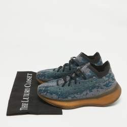 Yeezy x Adidas Multicolor Knit Fabric Boost 380 Covellite Sneakers Size 40