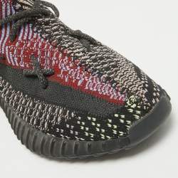 Yeezy x Adidas Multicolor Knit Fabric Boost 350 V2 Yecheil Non-Reflective Sneakers Size 40
