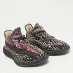 Yeezy x Adidas Multicolor Knit Fabric Boost 350 V2 Yecheil Non-Reflective Sneakers Size 40