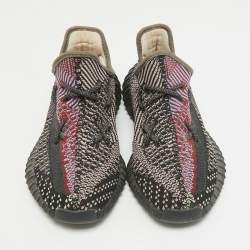 Yeezy x Adidas Multicolor Knit Fabric Boost 350 V2 Yecheil Non-Reflective Sneakers Size 40