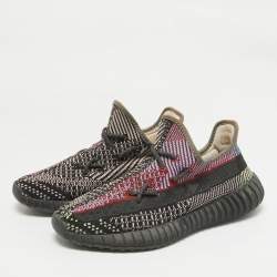 Yeezy x Adidas Multicolor Knit Fabric Boost 350 V2 Yecheil Non-Reflective Sneakers Size 40