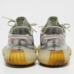 Yeezy x Adidas Two Tone Knit Fabric Boost 350 V2 Blue Tint Sneakers Size 40 2/3