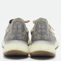 Pre Owned Yeezy x Adidas Grey Knit Fabric Boost 380 Mist Reflective Sneakers Size 45 1/3