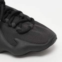 Yeezy x Adidas Black Knit Fabric 450 "Dark Slate" Low Top Sneakers Size 38.5