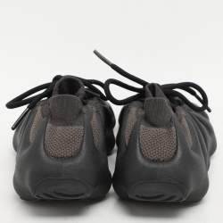 Yeezy x Adidas Black Knit Fabric 450 "Dark Slate" Low Top Sneakers Size 38.5