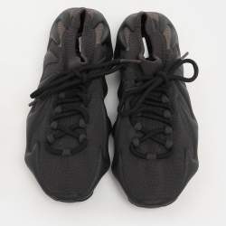 Yeezy x Adidas Black Knit Fabric 450 "Dark Slate" Low Top Sneakers Size 38.5