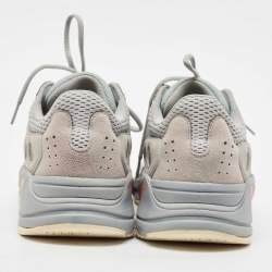 Yeezy x Adidas Grey/Blue Suede and Mesh Boost 700 Inertia Sneakers Size 46 2/3 