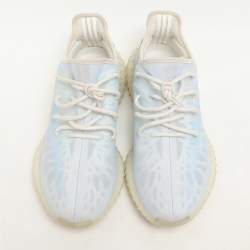 Yeezy x Adidas Blue Mesh Boost 350 V2 "Mono Ice" Low Top Sneakers Size 44 2/3