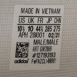 Yeezy x Adidas Blue Mesh Boost 350 V2 "Mono Ice" Low Top Sneakers Size 44 2/3