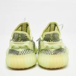 Yeezy x Adidas Green Knit Fabric Boost 350 V2 Yeezreel Non-Reflective Sneakers Size 42 2/3