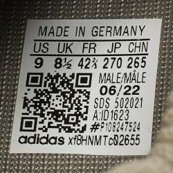 Yeezy x Adidas Grey Stretch Knit Fabric Yeezy 450 Stone Flax Sneakers Size 42 2/3