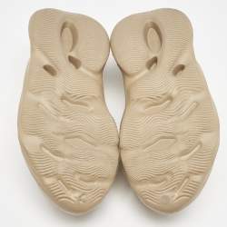 Pre Owned Yeezy x Adidas Beige Rubber Foam RNR Slip On Sneakers Size 42