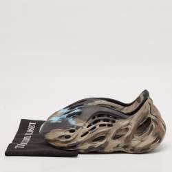 Pre Owned Yeezy x Adidas Multicolor Rubber Foam RNR Slip On Sneakers Size 39