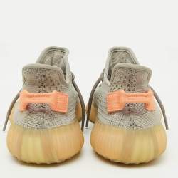 Yeezy x Adidas Grey Knit Fabric Boost 350 V2 True Form Sneakers Size 40 2/3