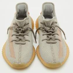 Yeezy x Adidas Grey Knit Fabric Boost 350 V2 True Form Sneakers Size 40 2/3