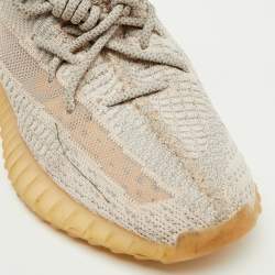 Yeezy x Adidas Grey/Pink Knit Fabric Boost 350 V2 Synth Sneakers Size 40 2/3