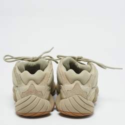 Pre Owned Yeezy x Adidas Grey Suede and Fabric Yeezy 500  Sneakers Size 43 1/3