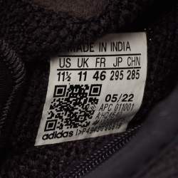 Yeezy x Adidas Black Knit Fabric Boost 350 V2 Onyx Sneakers Size 46 