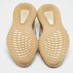 Pre Owned Yeezy x Adidas Multicolor Knit Fabric Boost 350 V2 MX Oat Sneakers Size 43 1/3