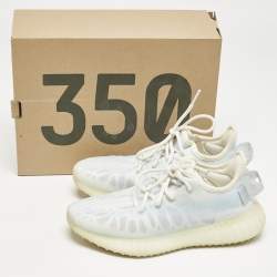 Yeezy x Adidas Blue Mesh Boost 350 V2 Mono Ice Sneakers Size 38