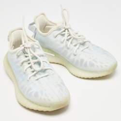 Yeezy x Adidas Blue Mesh Boost 350 V2 Mono Ice Sneakers Size 38