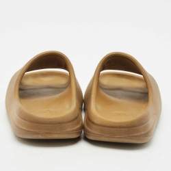 Yeezy x Adidas Brown Rubber Ochre Slides Size 37