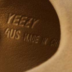 Yeezy x Adidas Brown Rubber Ochre Slides Size 37