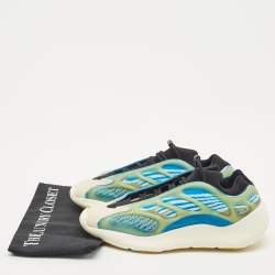 Yeezy x Adidas Blue/White Knit Fabric 700 V3 Arzareth Sneakers Size 43 1/3