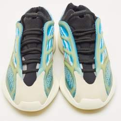 Yeezy x Adidas Blue/White Knit Fabric 700 V3 Arzareth Sneakers Size 43 1/3