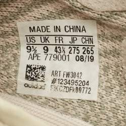 Yeezy x Adidas Pale Green Knit Fabric Boost 350 V2 Citrin (Non-Reflective) Sneakers Size 43 1/3
