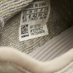 Yeezy x Adidas Grey Knit Fabric  Boost 350 V2 True Form Sneakers Size 42