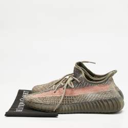 Yeezy x Adidas Multicolor Knit Fabric Boost 350 V2 Yecheil Reflective Sneakers 43 1/3