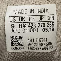 Yeezy x adidas Grey/White Suede And Nubuck Boost 700 V2 Static Sneakers Size 42 2/3
