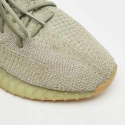 Yeezy x Adidas Green Knit Fabric Boost 350 V2 Desert Sage Sneakers Size 43 1/3