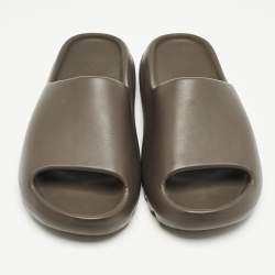 Yeezy x Adidas Brown Rubber Onyx Slide Sandals Size 44
