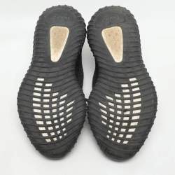 Yeezy x Adidas Black Knit Fabric Boost 350 V2 Static Black Sneakers 42