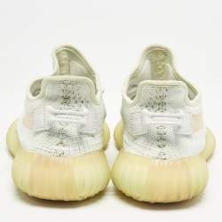 Yeezy x Adidas Light Green Knit Fabric Boost 350 V2 Hyperspace Sneakers Size 40 2/3