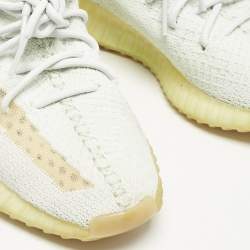Yeezy x Adidas Light Green Knit Fabric Boost 350 V2 Hyperspace Sneakers Size 40 2/3