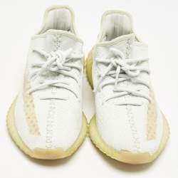 Yeezy x Adidas Light Green Knit Fabric Boost 350 V2 Hyperspace Sneakers Size 40 2/3