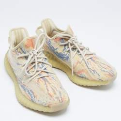 Yeezy x Adidas Multicolor Knit Fabric Boost 350 V2 MX Oat Sneakers Size 40 2/3