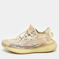 Yeezy x Adidas Multicolor Knit Fabric Boost 350 V2 MX Oat Sneakers Size 40 2/3