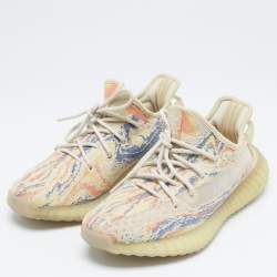 Yeezy x Adidas Multicolor Knit Fabric Boost 350 V2 MX Oat Sneakers Size 40 2/3