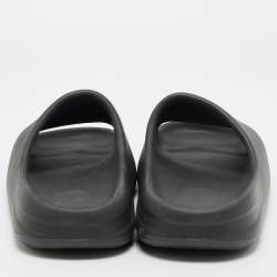 Yeezy x Adidas Black Rubber Onyx Slides Size 43
