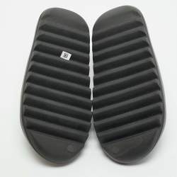 Yeezy x Adidas Black Rubber Onyx Slides Size 43
