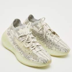 Yeezy x Adidas Multicolor Knit Fabric Boost 380 Alien Sneakers Size 42 2/3