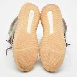Yeezy x Adidas Grey Suede Boost 750 Light Grey Glow In the Dark Midweek Heat Sneakers Size 42 2/3