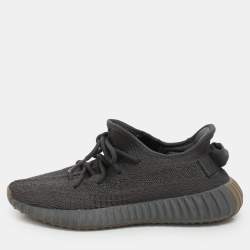 Yeezy x Adidas Black Knit Fabric Boost 350 V2 Cinder Sneakers Size 40