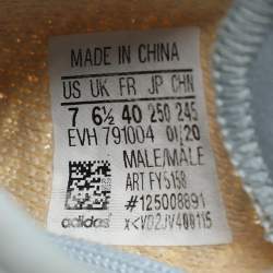 Yeezy x Adidas Light Beige Knit Fabric Boost 350 V2 Linen Sneakers Size 40